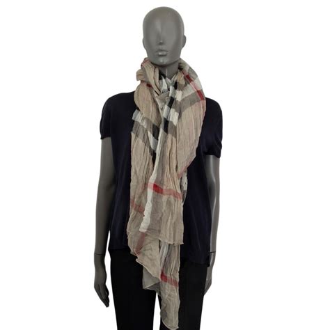 burberry lightweight crinkle scarf|burberry skinny scarf sale.